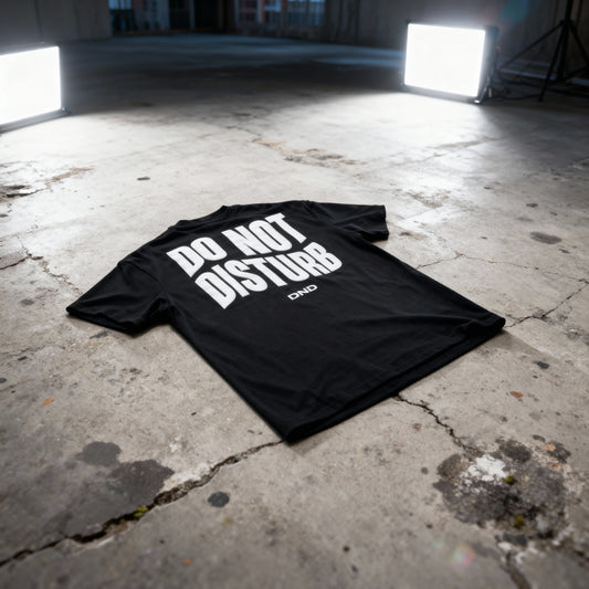 OG OVERSIZED BLACK DND TEE